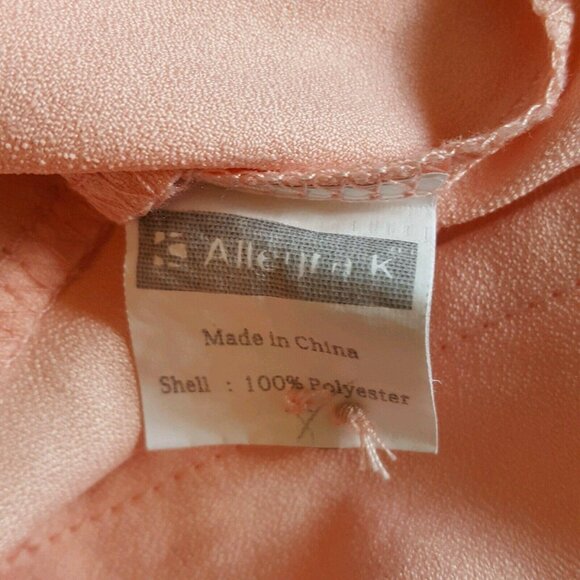 Allegra K Women's Shorts Romper Sleeveless Festival Elastic Waist Peach Medium - Picture 10 of 11